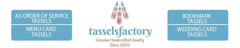 Tasselsfactory-uk, site logo.