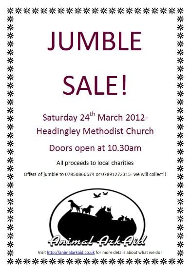 Animal Ark Aid Jumble Sale