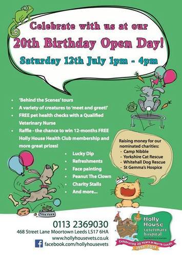 Holly house open day poster 2014