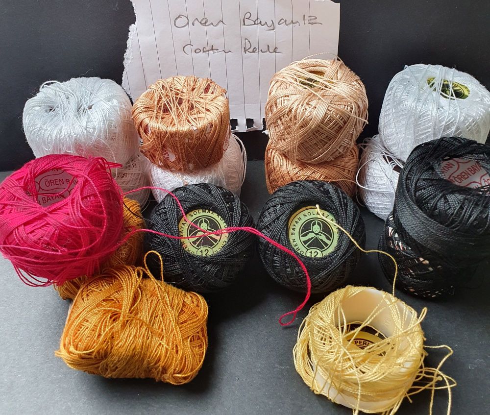 Oren Bayan Cotton Perle for miniature knitting A