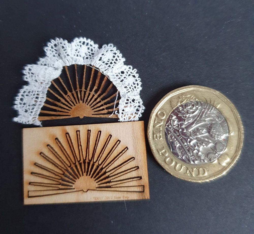 Wooden Fan Kit from Jean Day Miniatures
