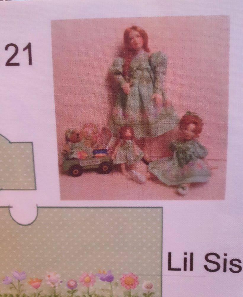 Girls Peel off Dresses Springtime for Lil sis, Big Sis and teddy or dolly