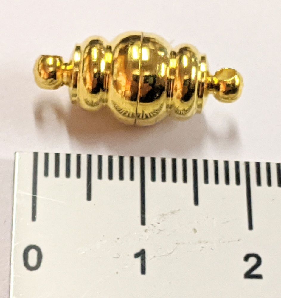 Pack of 5 Gold Plated Magnetic Clasp