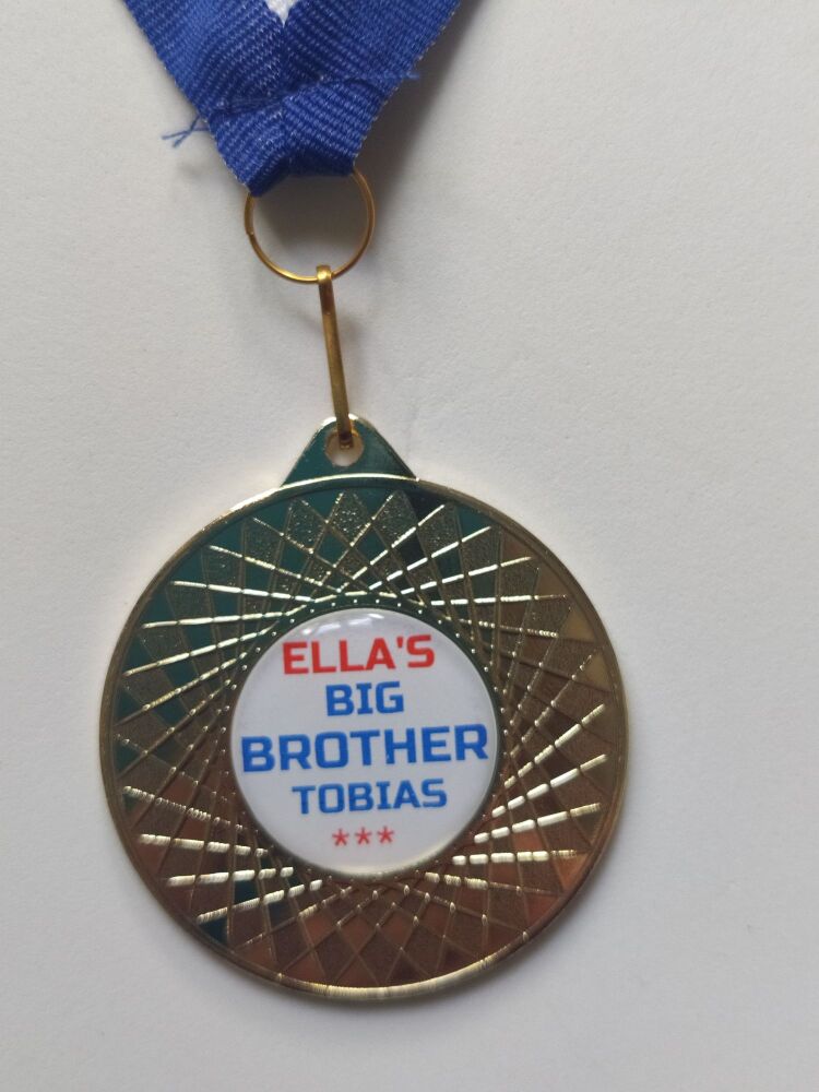 BIG BROTHER MEDAL - Quality 50mm Medal & Ribbon