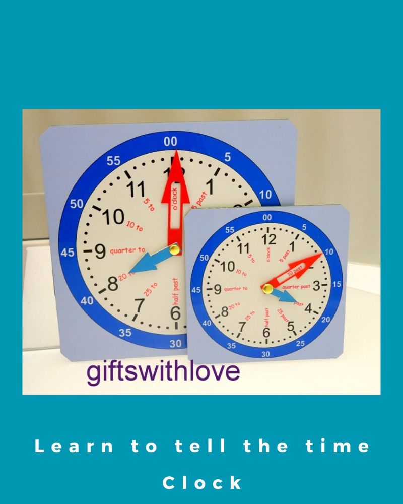 Learn to Tell the Time clocks