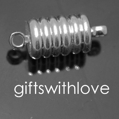 Pack of 5 Silver plated Magnetic clasps