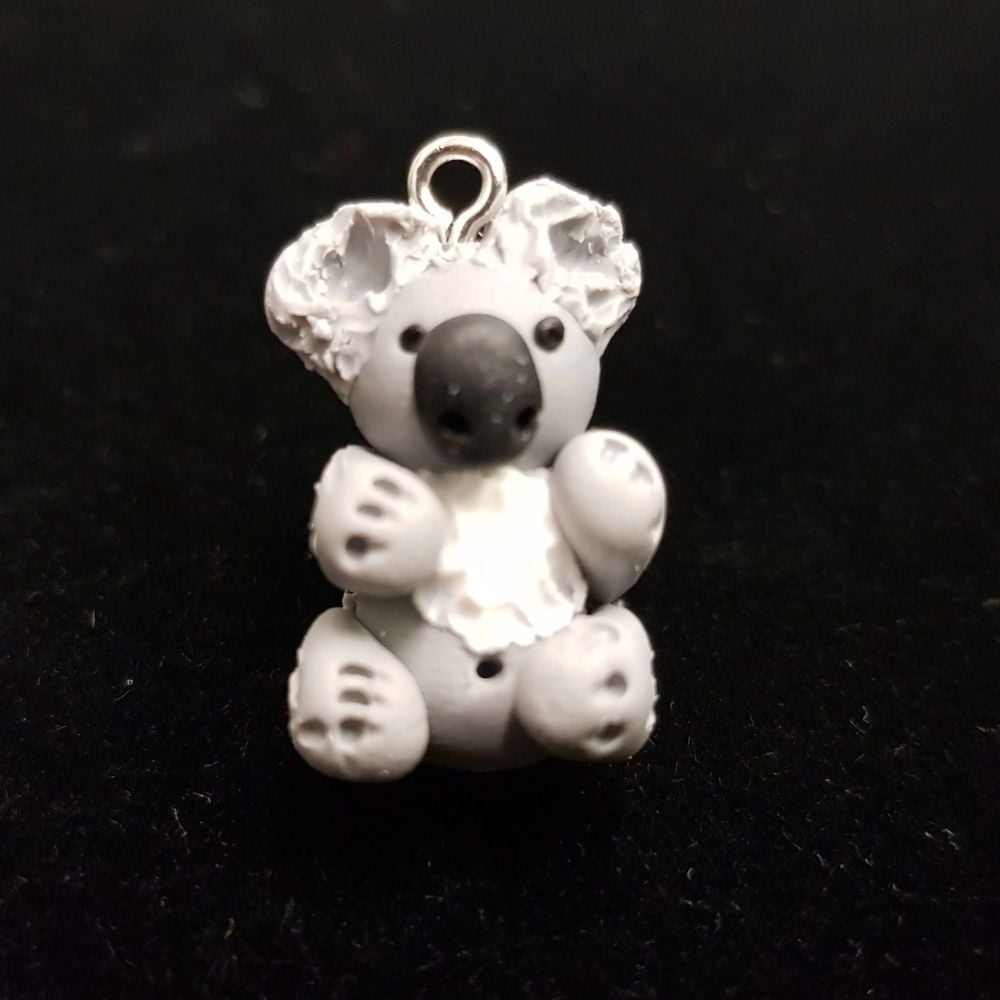 Koala Bear Polymer Clay Bead / Charm Price From: