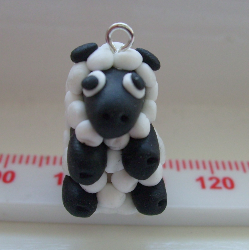 Sheep Polymer Clay Bead / Charm Price From:
