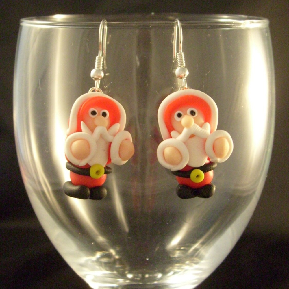 Christmas Santa Earrings