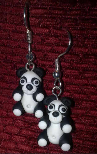 Earrings Panda