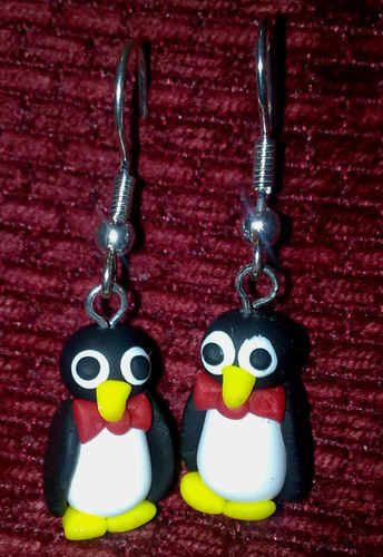 Earrings Penguin