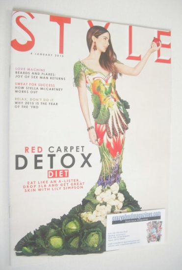 Style magazine - Red Carpet Detox Diet cover (4 January 2015)