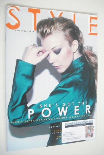 Style magazine - Natalie Dormer cover (5 October 2014)