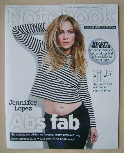 <!--2015-02-15-->Notebook magazine - Jennifer Lopez cover (15 February 2015