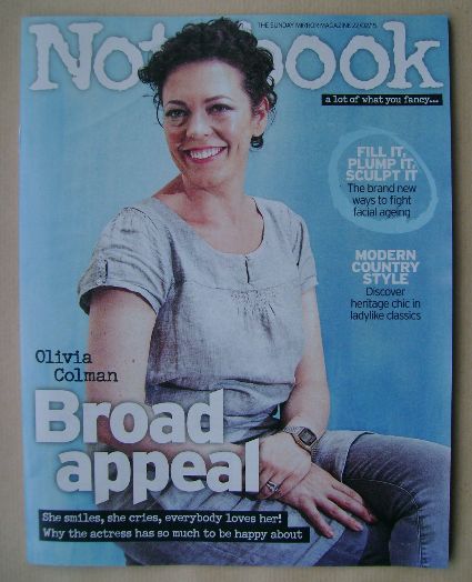 Notebook magazine - Olivia Colman cover (22 February 2015)