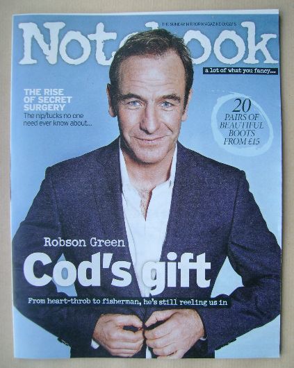 Notebook magazine - Robson Green cover (1 February 2015)