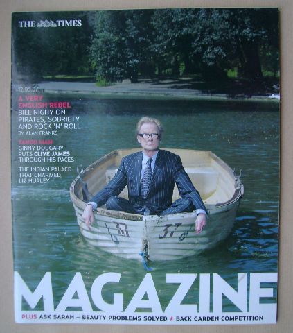<!--2007-05-07-->The Times magazine - Bill Nighy cover (12 May 2007)