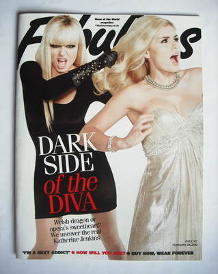 Fabulous magazine - Katherine Jenkins cover (28 February 2010)