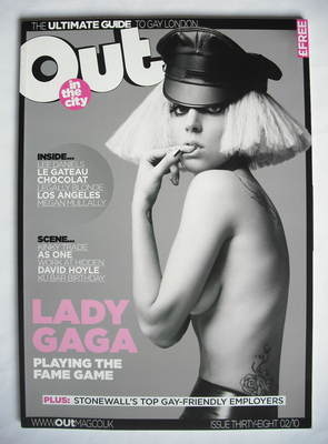 <!--2010-02-->Out magazine - Lady Gaga cover (February 2010)