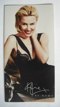 At Home bed linen fold-out brochure - Kylie Minogue (2009)