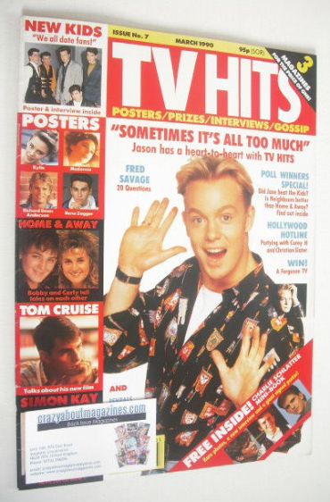 TV Hits magazine - March 1990 - Jason Donovan cover (Issue 7)