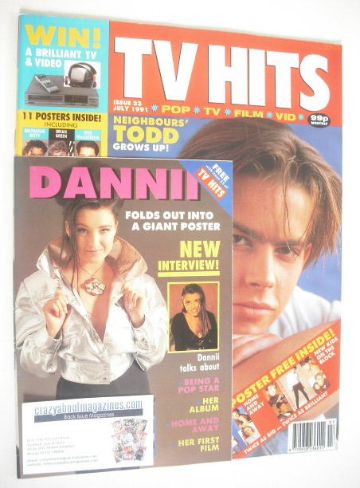 <!--1991-07-->TV Hits magazine - July 1991 - Kristian Schmid cover (Issue 2