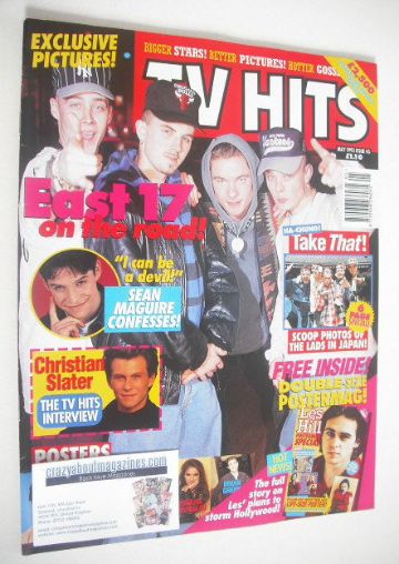 <!--1993-05-->TV Hits magazine - May 1993 - East 17 cover (Issue 45)