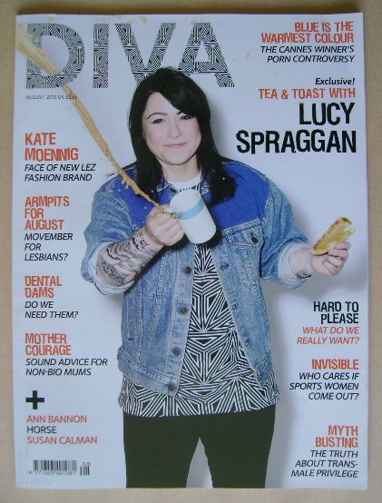 <!--2013-08-->Diva magazine - Lucy Spraggan cover (August 2013 - Issue 206)