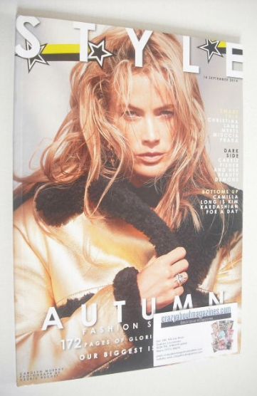 <!--2014-09-14-->Style magazine - Carolyn Murphy cover (14 September 2014)