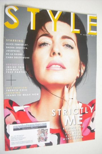 Style magazine - Claudia Winkleman cover (31 August 2014)
