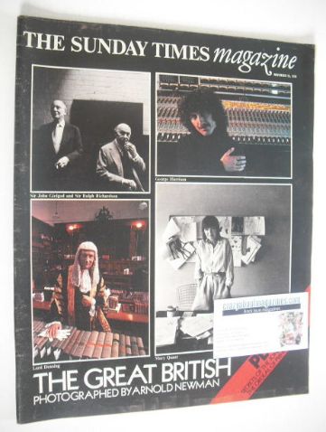 The Sunday Times magazine - The Great British cover (25 November 1979)