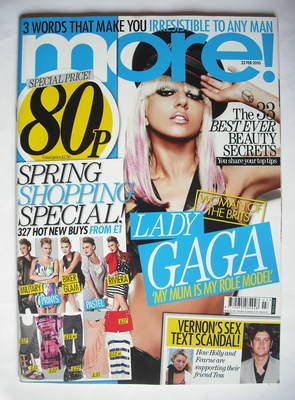 <!--2010-02-22-->More magazine - Lady Gaga cover (22 February 2010)