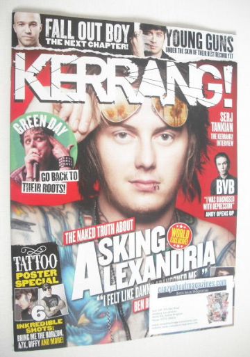 Kerrang magazine - Asking Alexandria cover (30 May 2015 - Issue 1570)