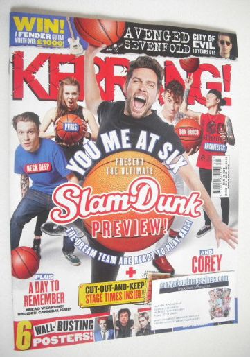 Kerrang magazine - Slam Dunk Preview cover (23 May 2015 - Issue 1569)