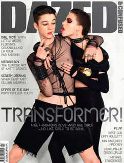 Dazed & Confused magazine (March 2009 - Ash Stymest and Eliza Cummins cover)