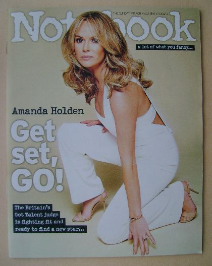 Notebook magazine - Amanda Holden cover (6 April 2014)