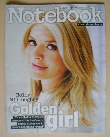 <!--2014-06-29-->Notebook magazine - Holly Willoughby cover (29 June 2014)