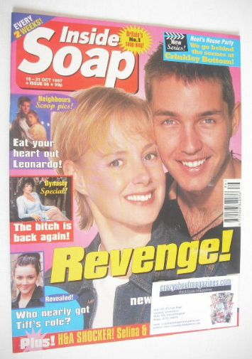<!--1997-10-18-->Inside Soap magazine - Sally Whittaker and Matthew Marsden