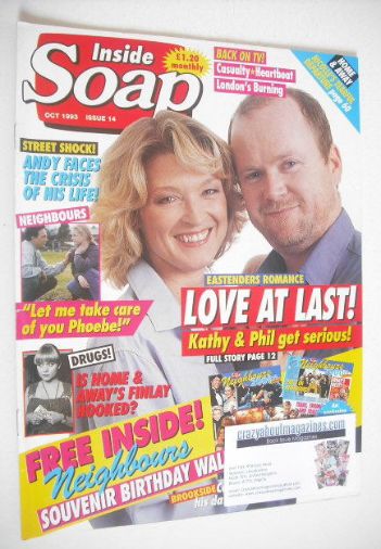 <!--1993-10-->Inside Soap magazine - Gillian Taylforth and Steve McFadden c