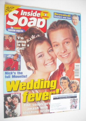 <!--1998-01-24-->Inside Soap magazine - Adam Rickitt and Jane Danson cover 