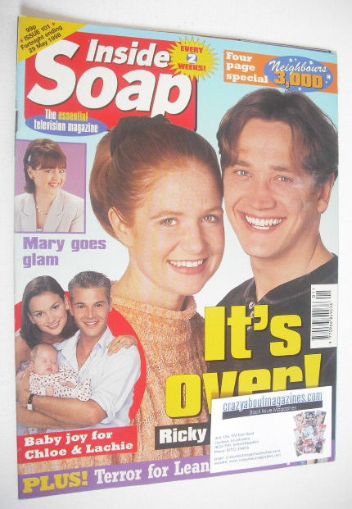 <!--1998-05-16-->Inside Soap magazine - Patsy Palmer and Sid Owen cover (16