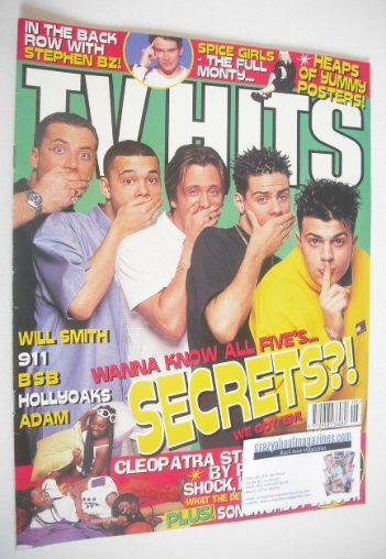 TV Hits magazine - June 1998 - Five cover