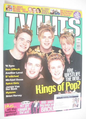 TV Hits magazine - May 1999 - Westlife cover