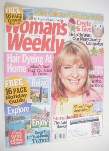 <!--2015-05-19-->Woman's Weekly magazine (19 May 2015 - Fern Britton cover)