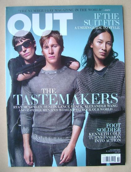 <!--2011-10-->Out magazine - Ryan McGinley, Dustin Lance Black, Alexander W