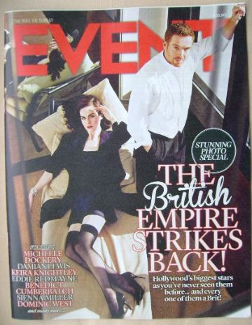 <!--2015-05-24-->Event magazine - Michelle Dockery and Damian Lewis cover (