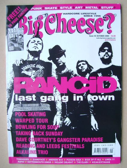 Big Cheese magazine - Rancid cover (October 2003)