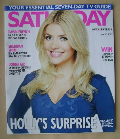 <!--2015-06-20-->Saturday magazine - Holly Willoughby cover (20 June 2015)