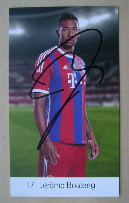 Jerome Boateng autograph