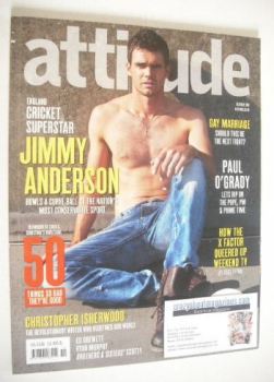 Attitude magazine - Jimmy Anderson cover (October 2010)